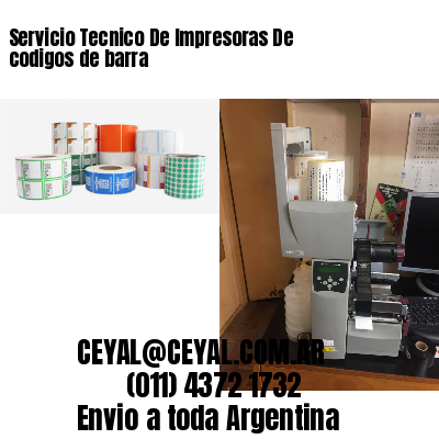 Servicio Tecnico De Impresoras De codigos de barra