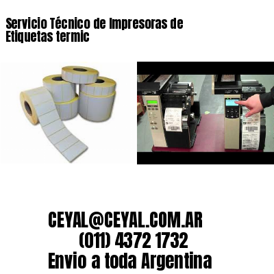 Servicio Técnico de Impresoras de Etiquetas termic