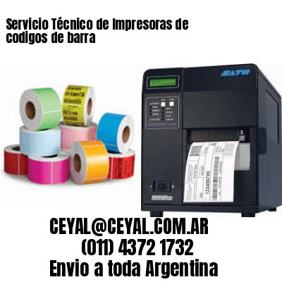 Servicio Técnico de Impresoras de codigos de barra
