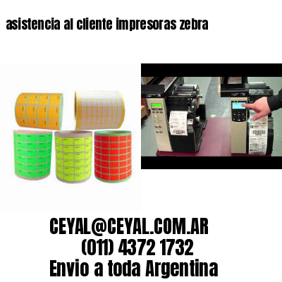 asistencia al cliente impresoras zebra
