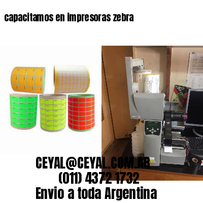 capacitamos en impresoras zebra
