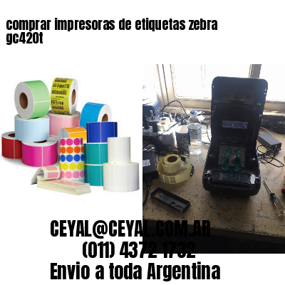 comprar impresoras de etiquetas zebra gc420t