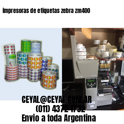 impresoras de etiquetas zebra zm400