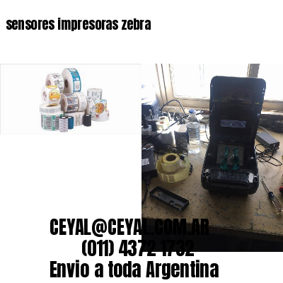 sensores impresoras zebra