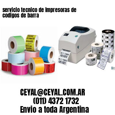 servicio tecnico de impresoras de codigos de barra
