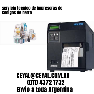 servicio tecnico de impresoras de codigos de barra