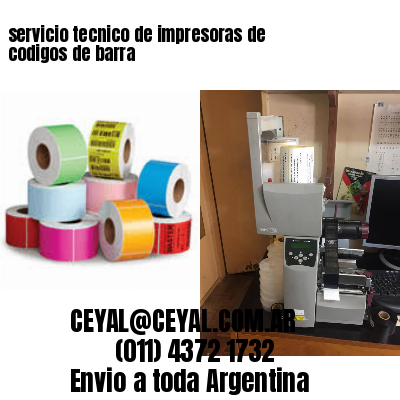 servicio tecnico de impresoras de codigos de barra