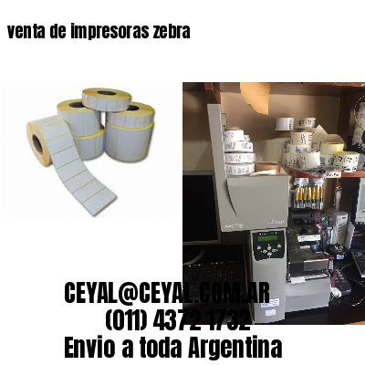venta de impresoras zebra