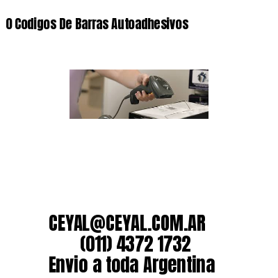 0 Codigos De Barras Autoadhesivos
