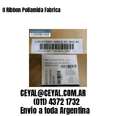 0 Ribbon Poliamida Fabrica