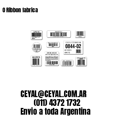 0 Ribbon fabrica