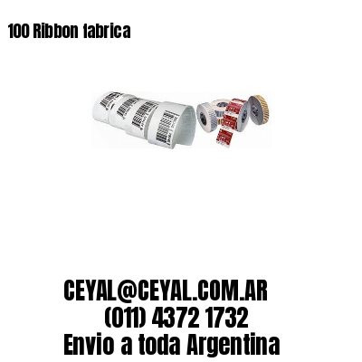 100 Ribbon fabrica