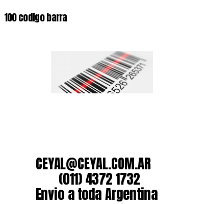 100 codigo barra
