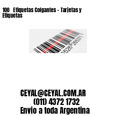 100 ‎ Etiquetas Colgantes – Tarjetas y Etiquetas