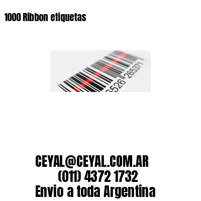 1000 Ribbon etiquetas