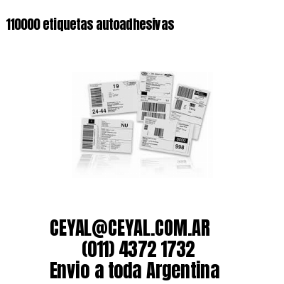 110000 etiquetas autoadhesivas