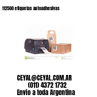 112500 etiquetas autoadhesivas