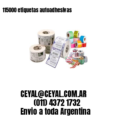 115000 etiquetas autoadhesivas