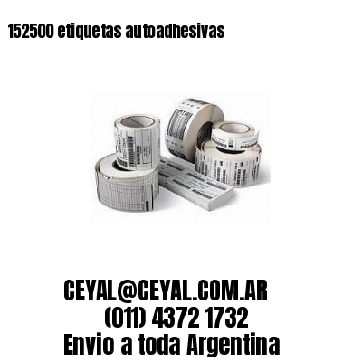152500 etiquetas autoadhesivas