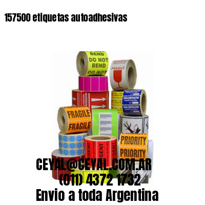 157500 etiquetas autoadhesivas