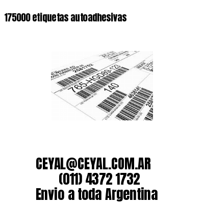 175000 etiquetas autoadhesivas