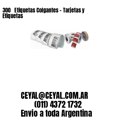 300 ‎ Etiquetas Colgantes – Tarjetas y Etiquetas