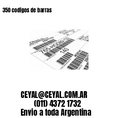 350 codigos de barras