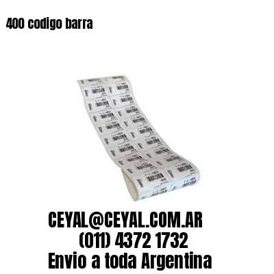 400 codigo barra