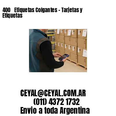 400 ‎ Etiquetas Colgantes – Tarjetas y Etiquetas