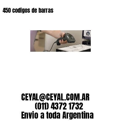 450 codigos de barras