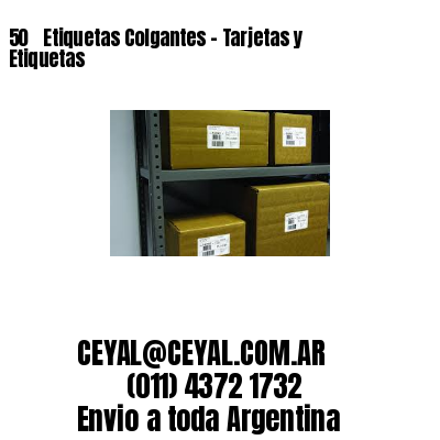 50 ‎ Etiquetas Colgantes – Tarjetas y Etiquetas