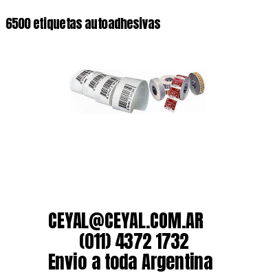 6500 etiquetas autoadhesivas