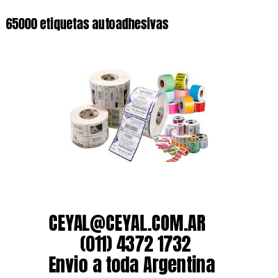 65000 etiquetas autoadhesivas