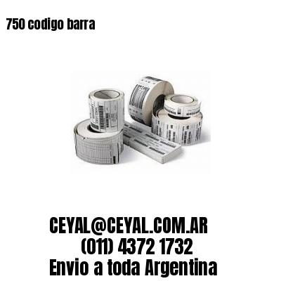 750 codigo barra