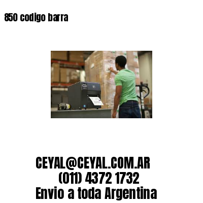 850 codigo barra