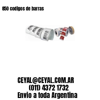 850 codigos de barras
