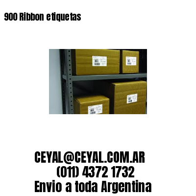900 Ribbon etiquetas