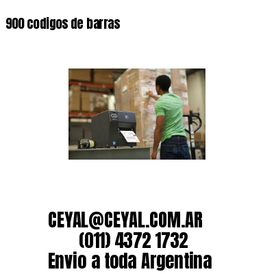 900 codigos de barras