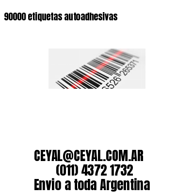 90000 etiquetas autoadhesivas