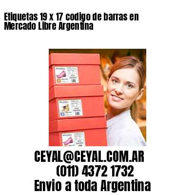 Etiquetas 19 x 17 codigo de barras en Mercado Libre Argentina
