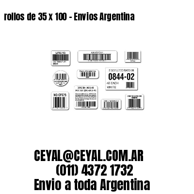 rollos de 35 x 100 – Envios Argentina