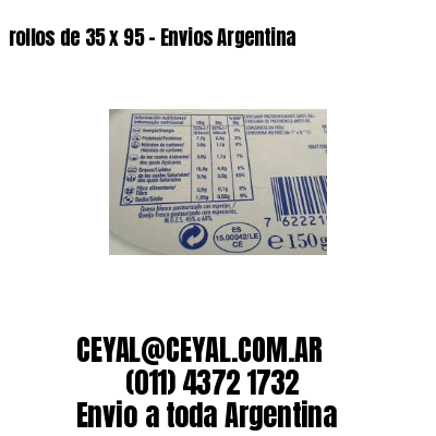 rollos de 35 x 95 – Envios Argentina