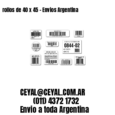 rollos de 40 x 45 – Envios Argentina