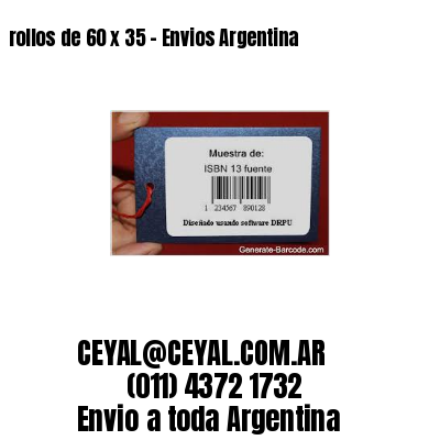 rollos de 60 x 35 – Envios Argentina