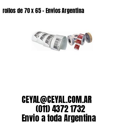 rollos de 70 x 65 – Envios Argentina