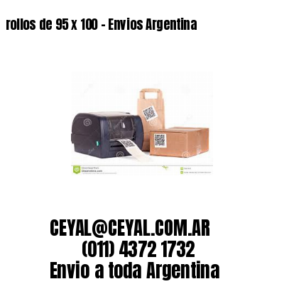 rollos de 95 x 100 – Envios Argentina