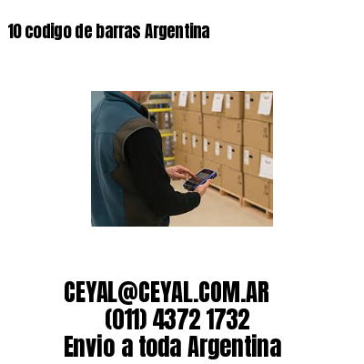 10 codigo de barras Argentina