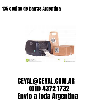 135 codigo de barras Argentina