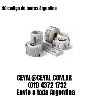 90 codigo de barras Argentina