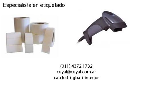 40 x 40 Termicas  x 1000 etiquetas – Argentina